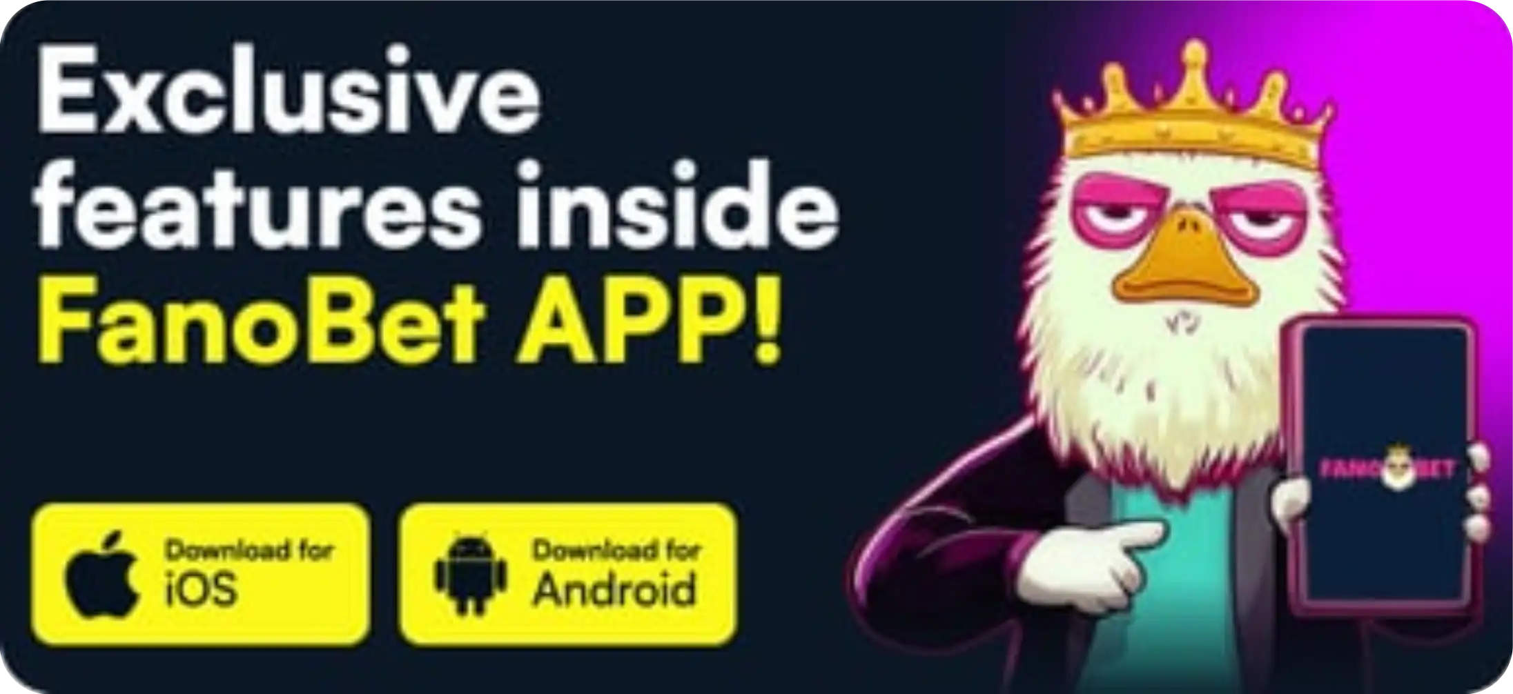 Capture d'écran de l'app FanoBet Casino